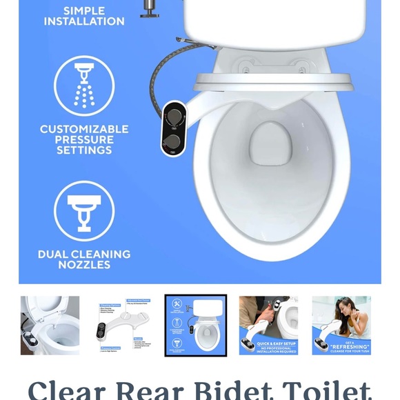 Brand new Clear Rear Bidet - Picture 3 of 5